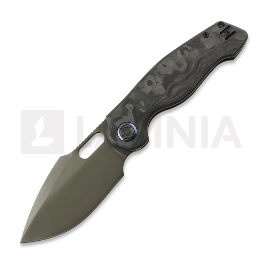 Kunwu Knives Verta Gringo - DLC - Carbon Fiber סכין מתקפלת, שחור