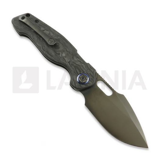 Skladací nôž Kunwu Knives Verta Gringo - DLC - Carbon Fiber, čierna