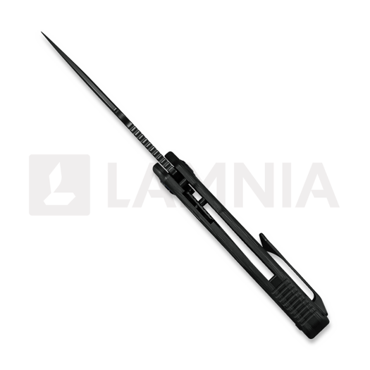 Kunwu Knives Verta Gringo - DLC - Carbon Fiber folding knife, black