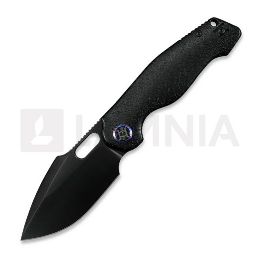Kunwu Knives Verta Gringo - DLC - Titanium 折り畳みナイフ, Honeydew Texture + DLC