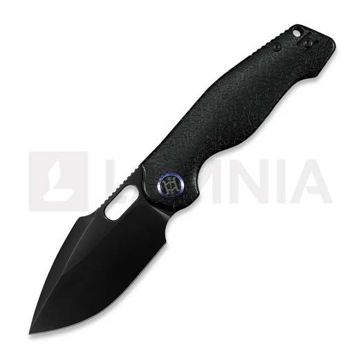 Kunwu Knives Verta Gringo - DLC - Titanium Taschenmesser, Honeydew Texture + DLC