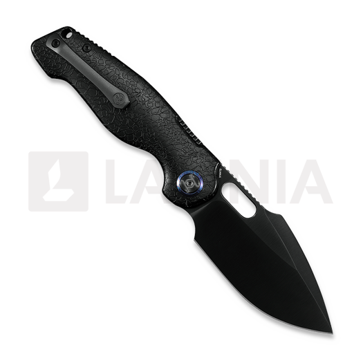 Kunwu Knives Verta Gringo - DLC - Titanium folding knife, Honeydew Texture + DLC