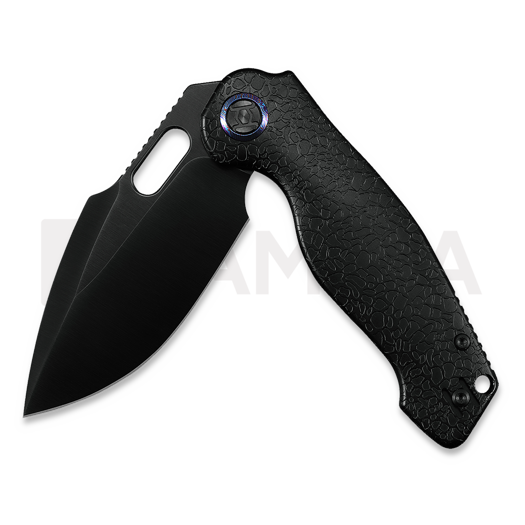 Kunwu Knives Verta Gringo - DLC - Titanium Taschenmesser, Honeydew Texture + DLC