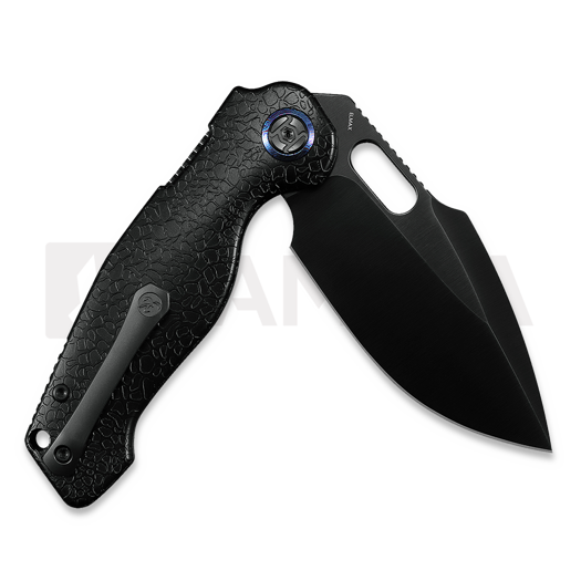 Kunwu Knives Verta Gringo - DLC - Titanium Taschenmesser, Honeydew Texture + DLC