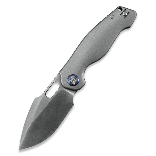 Kunwu Knives Verta Gringo - Orange Peel Texture Ti - Satin kääntöveitsi