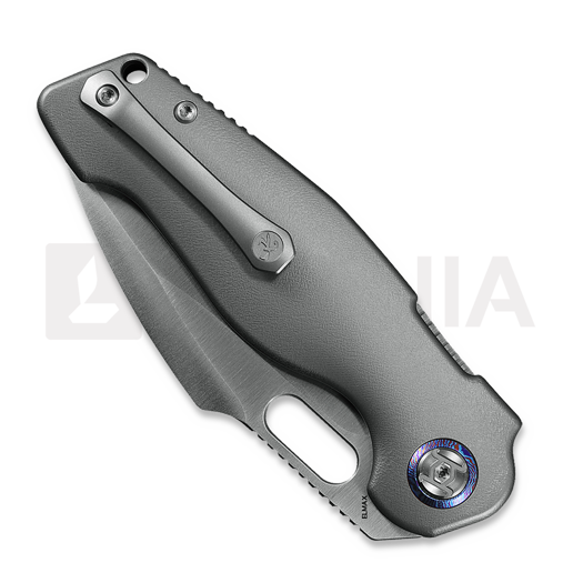 Coltello pieghevole Kunwu Knives Verta Gringo - Orange Peel Texture Ti - Satin