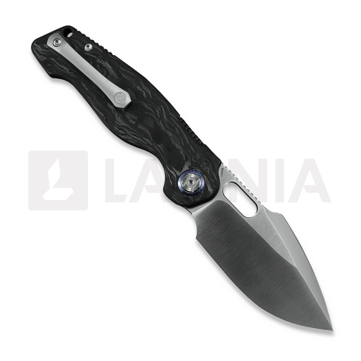 Kunwu Knives Verta Gringo - Satin - Carbon Fiber סכין מתקפלת, שחור