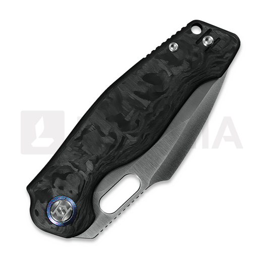 Kunwu Knives Verta Gringo - Satin - Carbon Fiber סכין מתקפלת, שחור