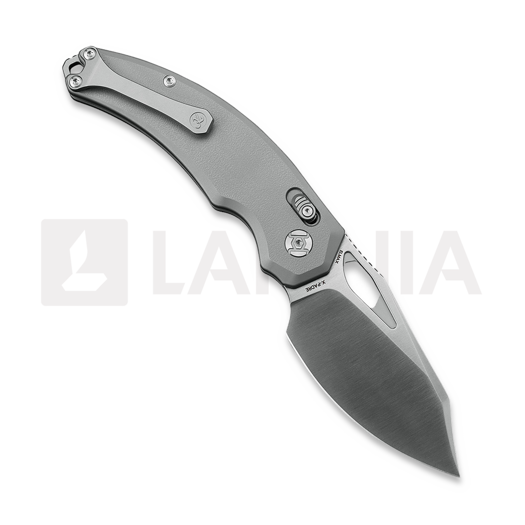 Kunwu Knives X-Padre - Orange Peel Texture Ti - Satin folding knife