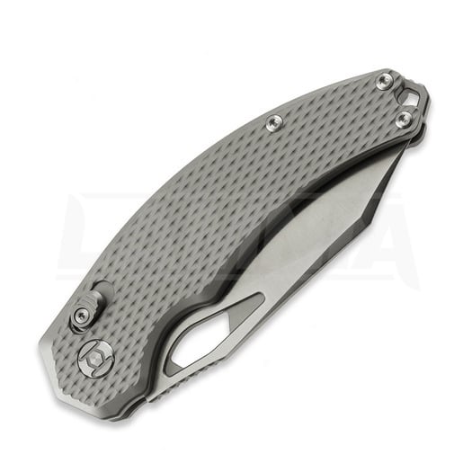 Navaja Kunwu Knives X-Padre - Satin - Titanium, Diamond Texture