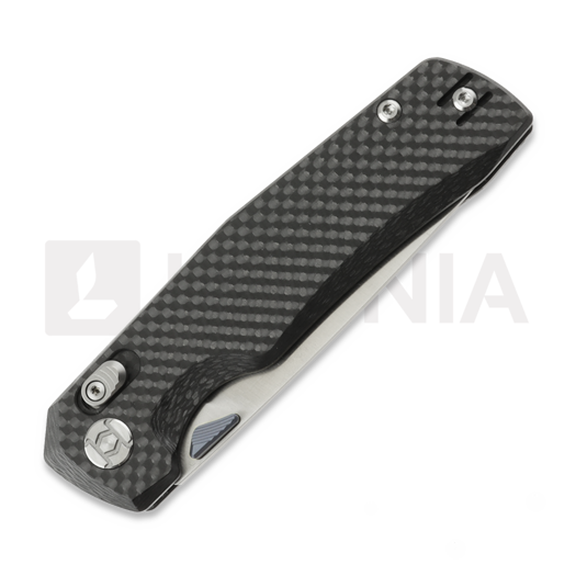 Kunwu Knives X-TAO - Satin - Carbon Fiber sulankstomas peilis, juoda