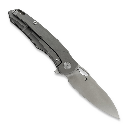 Skladací nôž Kunwu Knives Zen - Satin - Titanium, Orange Peel Texture