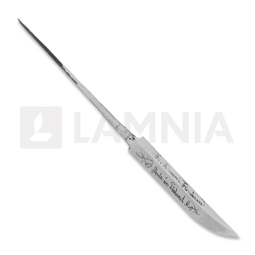 Lama per coltelli Kustaa Lammi Lammi 100 engraved, narrow