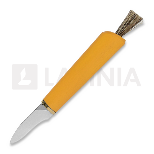 Laatupuukko Kotimainen sieniveitsi kauniilla huopatupella
