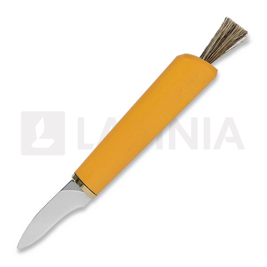 Laatupuukko Kotimainen sieniveitsi kauniilla huopatupella