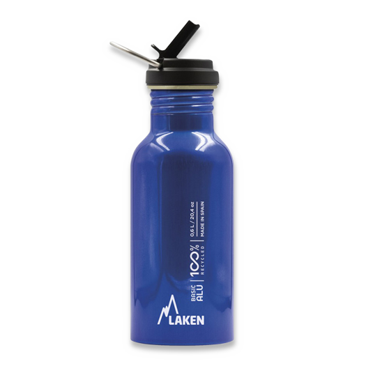 Laken Basic Alu Flow Cap 0,6L, blue