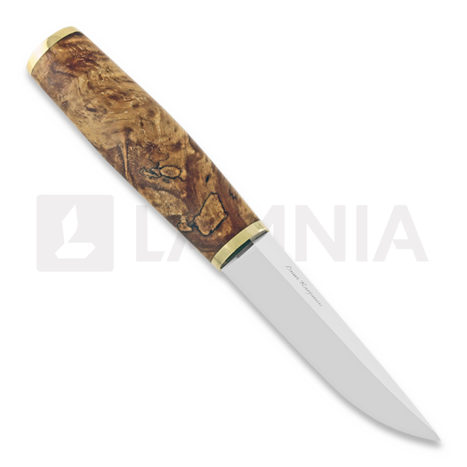 Lauri Karjunen Stabilized Curly Birch Burl Puukko