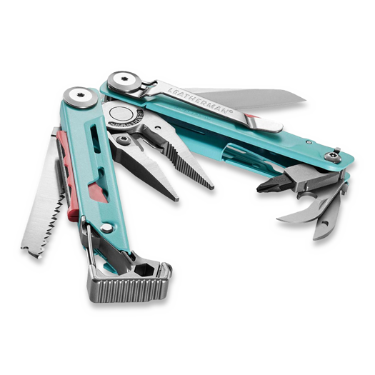 Ferramenta multiusos Leatherman Signal, aqua