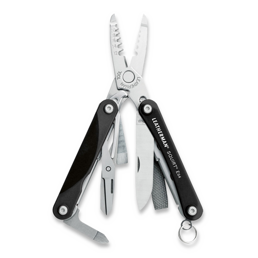 Leatherman Squirt ES4 daugiafunkcis įrankis, juoda