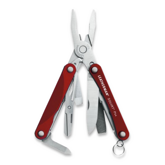 Leatherman Squirt PS4 daugiafunkcis įrankis, raudona