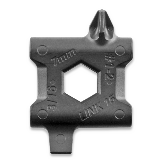 Leatherman Tread Link #15 Metric, musta