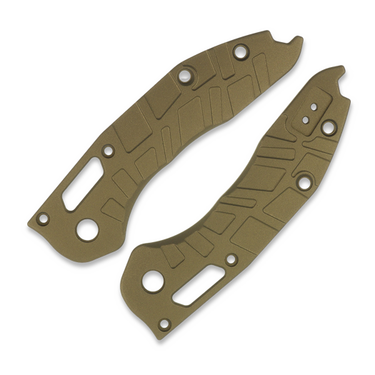 Handle scales Lex Custom International Microtech Stitch Burnt Bronze V2
