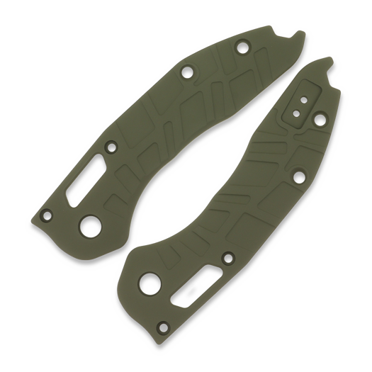 Handle scales Lex Custom International Microtech Stitch OD Green V2