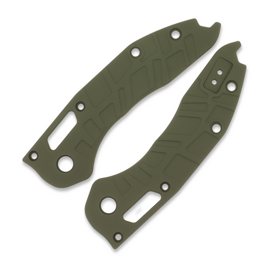 Handle scales Lex Custom International Microtech Stitch OD Green V2
