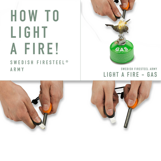Light My Fire FireSteel BIO Army slatyblack fire starter
