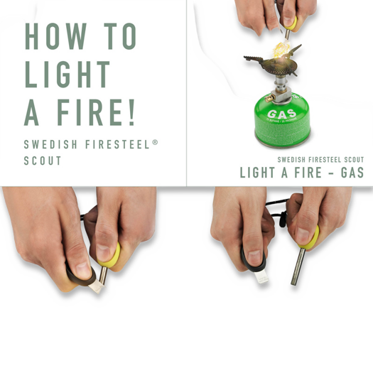 Aizdedzinā&scaron;anas ierīce Light My Fire FireSteel Scout hazyblue