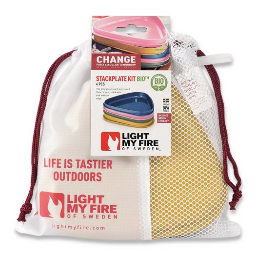 Light My Fire StackPlate BIO 4-pack nature