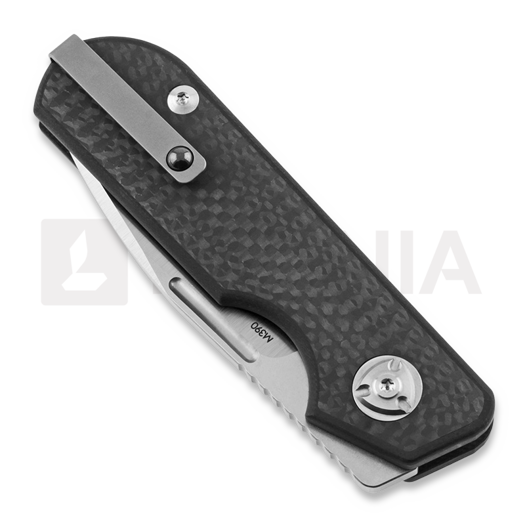 Liong Mah Designs Traveller Spear Point sulankstomas peilis, CF