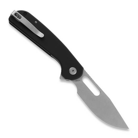 Liong Mah Designs Trinity sulankstomas peilis, Black G10