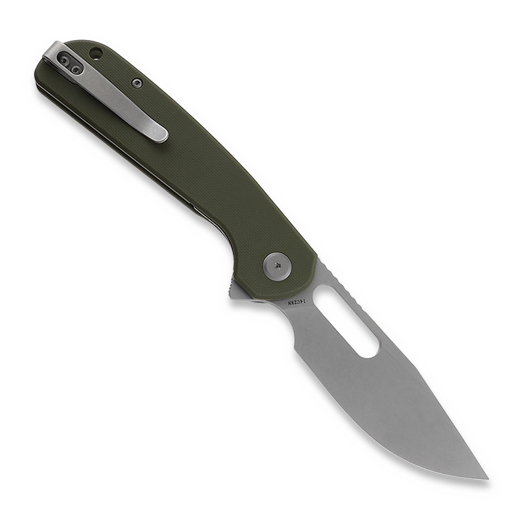 Liong Mah Designs Trinity sulankstomas peilis, Green G10