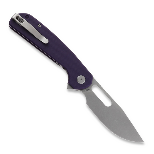 Zavírací nůž Liong Mah Designs Trinity, Purple G10