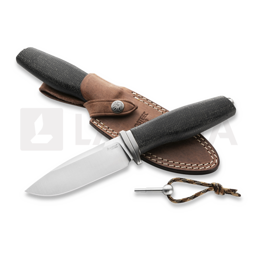 Nůž Lionsteel Acha - Black Burlap AHBLB