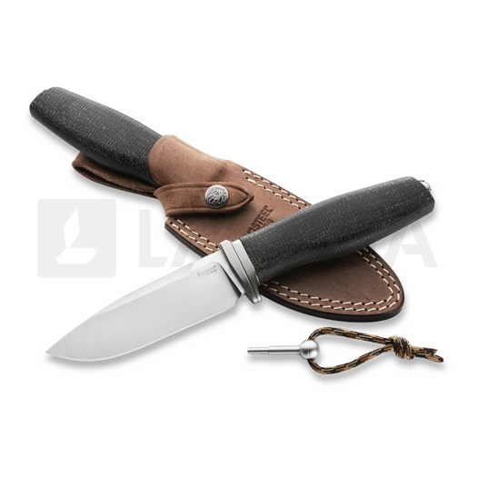 Lionsteel Acha - Black Burlap סכין AHBLB