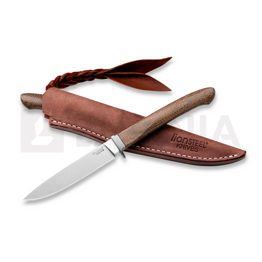 Nazis Lionsteel Ago - Green Сanvas micarta AG01CVG