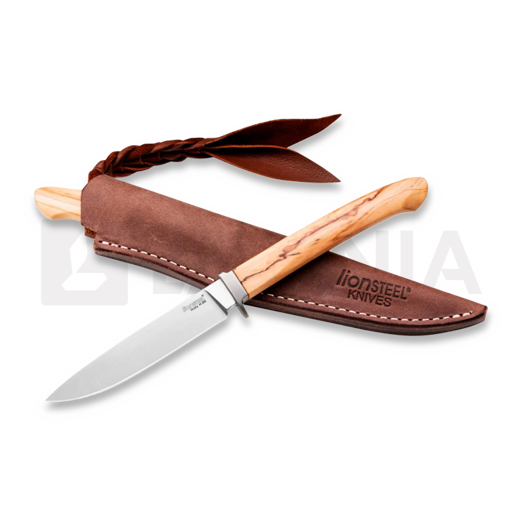 Nôž Lionsteel Ago - Olive wood AG01UL