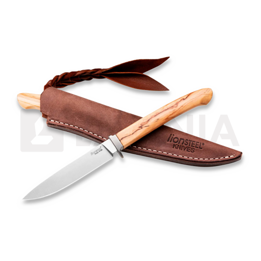 Lionsteel Ago - Olive wood סכין AG01UL