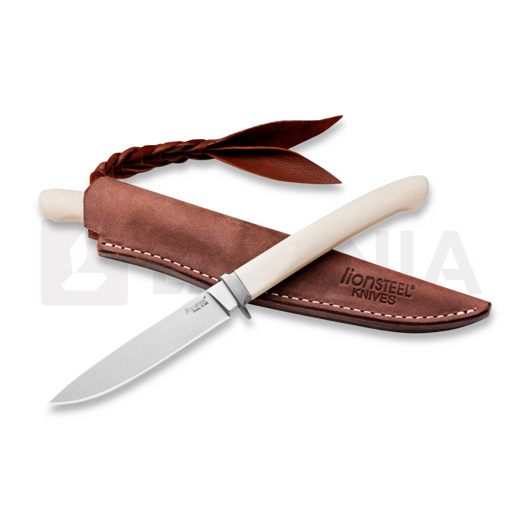 Ніж Lionsteel Ago - White micarta AG01MW