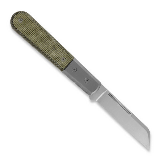 Navaja Lionsteel Dom Barlow, Green Canvas Micarta CK0115CVG