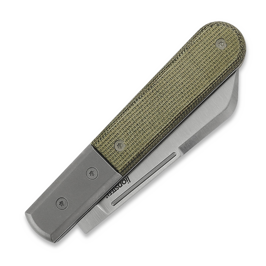 Navaja Lionsteel Dom Barlow, Green Canvas Micarta CK0115CVG
