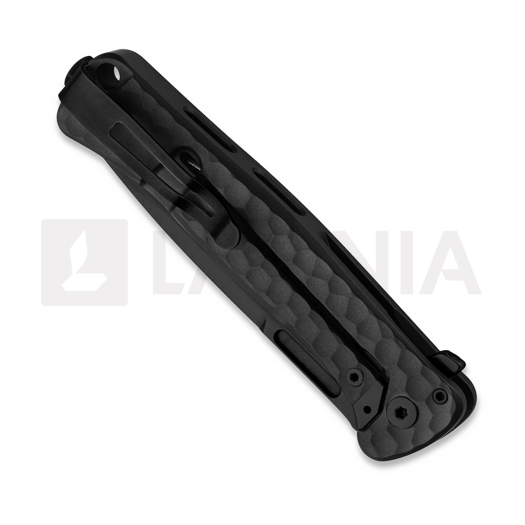 Lionsteel Emmet - MagnaCut B/W - Solid Alu kääntöveitsi, musta EM01ABB