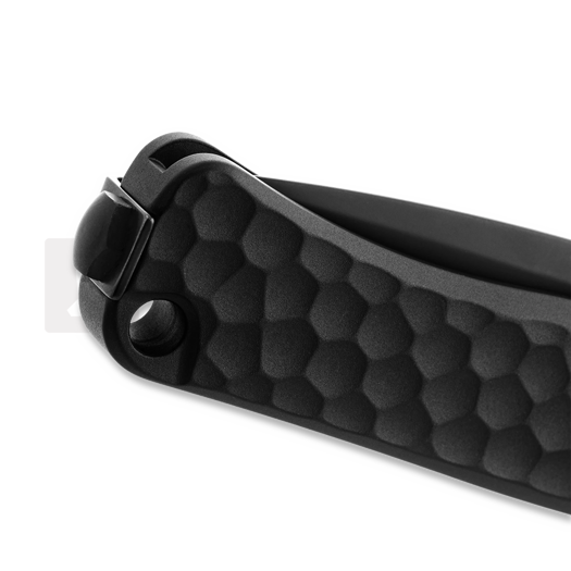 Lionsteel Emmet - MagnaCut B/W - Solid Alu kääntöveitsi, musta EM01ABB