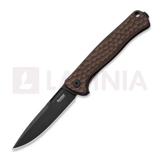 Lionsteel Emmet - MagnaCut B/W - Solid Alu 접이식 나이프, earth EM01AEB
