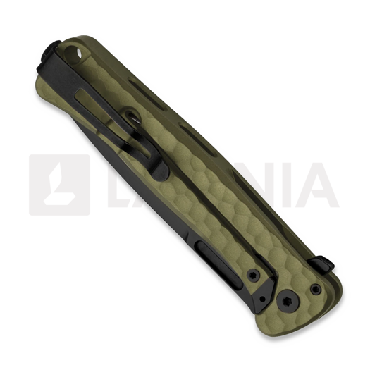Lionsteel Emmet - MagnaCut B/W - Solid Alu kääntöveitsi, vihreä EM01AGB