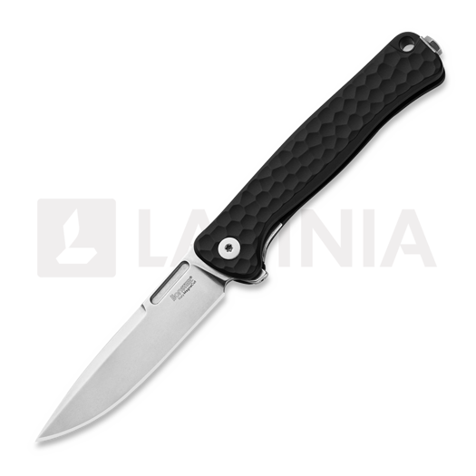 Skladací nôž Lionsteel Emmet - MagnaCut S/W - Solid Alu, čierna EM01ABS