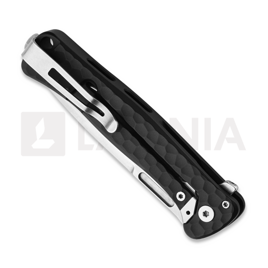 Lionsteel Emmet - MagnaCut S/W - Solid Alu k&auml;&auml;nt&ouml;veitsi, musta EM01ABS