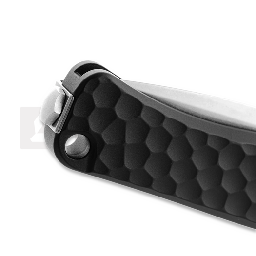 Lionsteel Emmet - MagnaCut S/W - Solid Alu kääntöveitsi, musta EM01ABS
